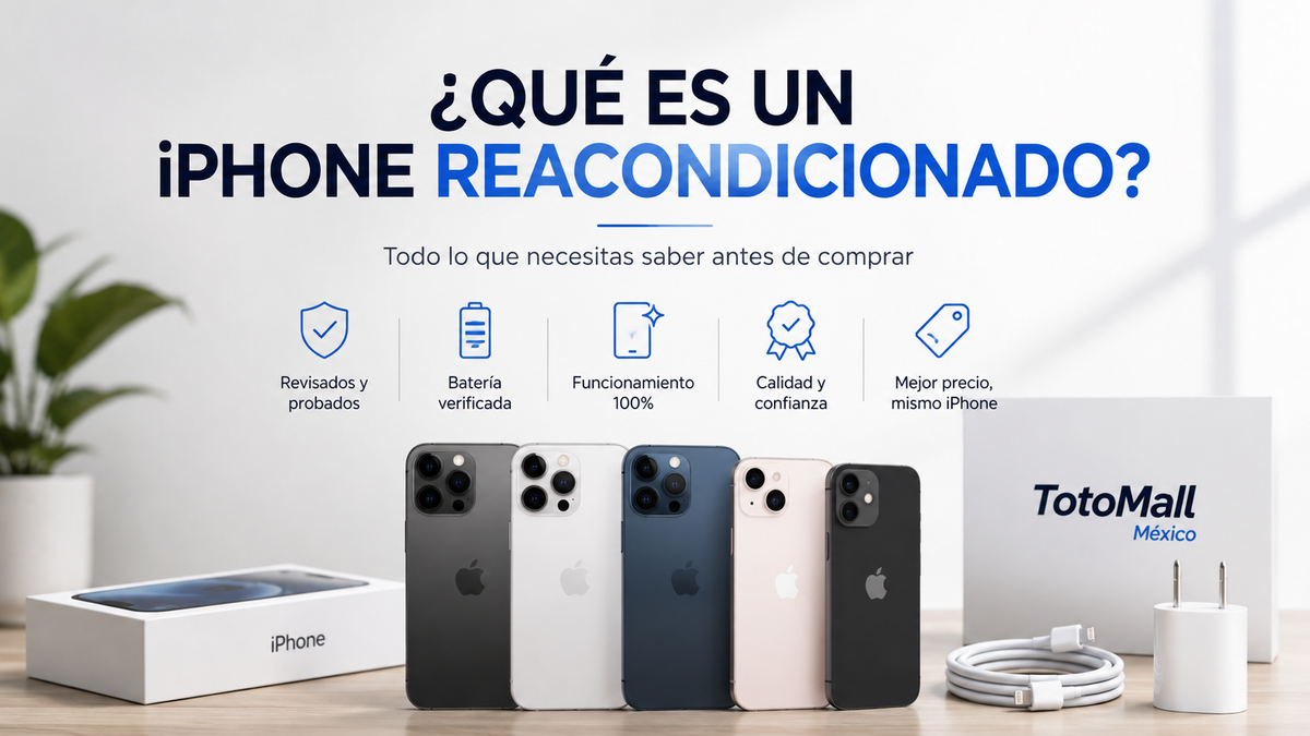 ¿Qué es un iPhone reacondicionado?